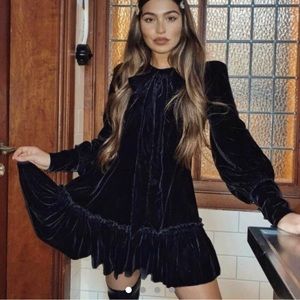 Vampire’s Wife x H&M velvet mini dress